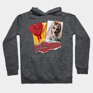 See you Halloween letter mesage Bride of Chucky Hoodie